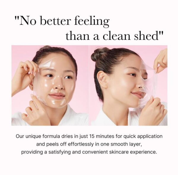medicube Collagen Overnight Wrapping Peel Off Facial Mask Pack - Elasticity & Hydration Care, Reduces Sagging & Dullness - Hydrolyzed Collagen For Glowing Skin 2.53 fl.oz - Image 6