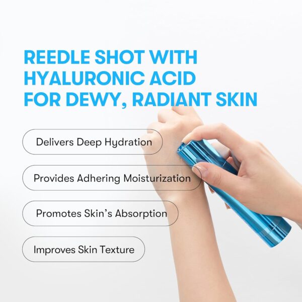 VT COSMETICS Hydrop Reedle Shot 100hL, Hyaluronic Acid Microneedling Serum, Intensive Hydrating & Moisturizing Exosome, Soft & Glass Skin, Korean Skin Booster1.69 Fl Oz - Image 4