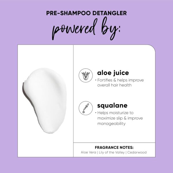 HASK Mega Slip Pre-Shampoo Detangler with Aloe Juice & Squalane for Wavy, Curly, Coily & Kinky Hair, Moisturizes, Adds Slip, Reduces Breakage, Vegan, Sulfate-Free, – 12 fl oz - Image 3