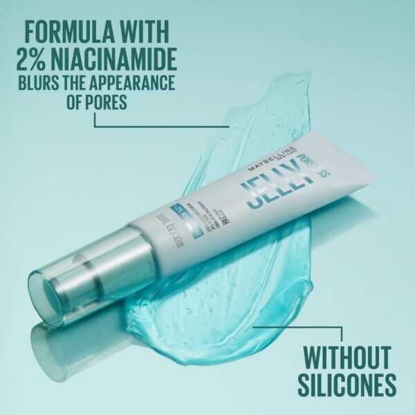 Maybelline Poreless Jelly Hydrating Blur Face Primer with Niacinamide - 1 fl oz - Image 7