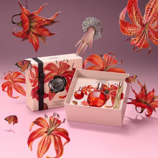 Viktor Rolf Flowerbomb Tiger Lily Perfume Trio Gift Set - Image 4