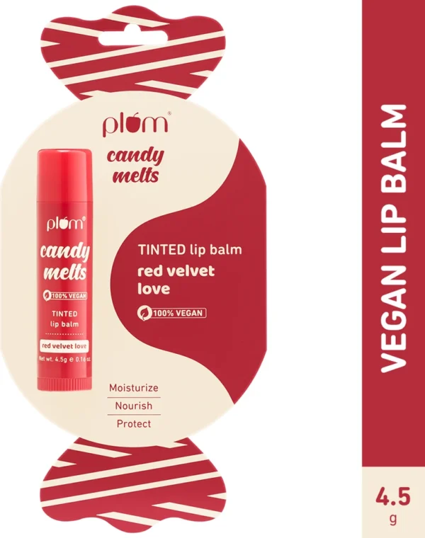 Plum Candy Melts Lip Balm , Red Velvet Love - Image 2