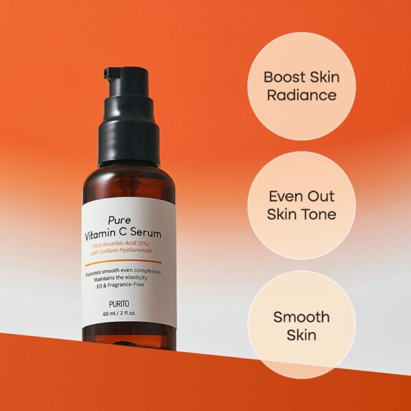 PURITO Pure Vitamin C Serum 60ml / 2.0 fl.oz., Natural Ingredients Serum - Image 4