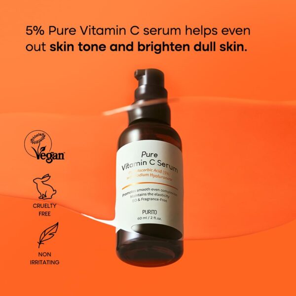 PURITO Pure Vitamin C Serum 60ml / 2.0 fl.oz., Natural Ingredients Serum - Image 2