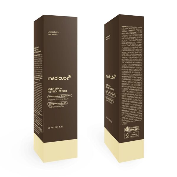 Medicube Deep Reviving Bakuchiol Retinol Facial Serum - Anti-Aging 4th Gen Retinol & Bakuchiol - Targets Fine Lines, Uneven Skin Tone, Blemish Scars - Korean Skin Care, Low Irritant, 1.01 oz - Image 9