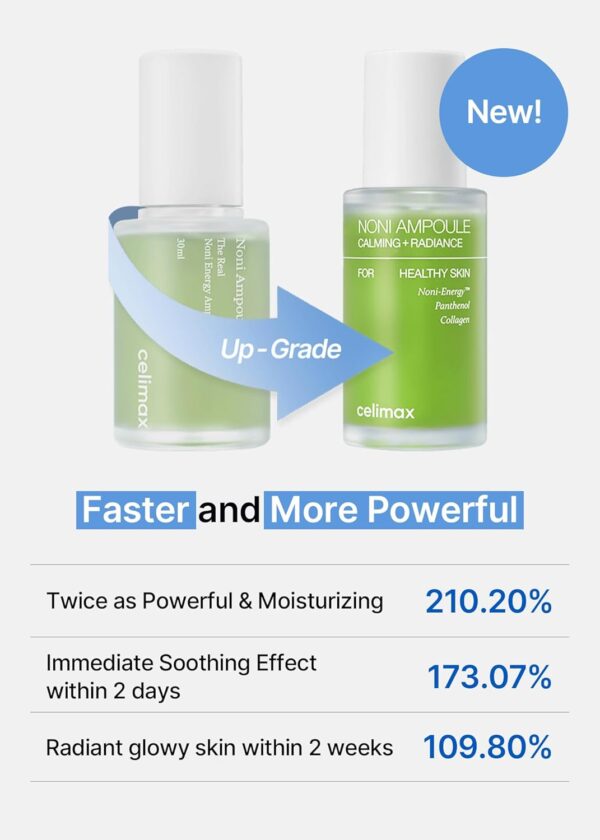 celimax Noni Energy Ampoule 30ml | with Noni Extract, Hydrating, Moisturizing & Soothing Serum for Wrinkles & Fine Lines, Mild Ampoule For Face - Image 6