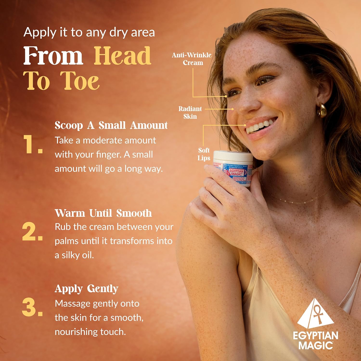 Egyptian Magic - All Purpose Face, Body, and Dry Skin Moisturizing Cream, Skin Protectant for Women & Men, Eczema Care Healing Balm, Scar Treatment, Stretch Marks, and Tattoo Aftercare, 1oz Jar - Image 4