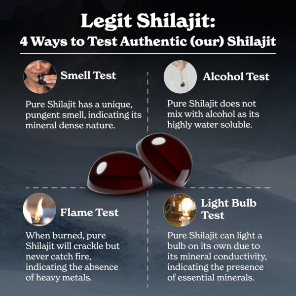 BetterAlt Pure Himalayan Shilajit Gummies with 100% Shilajit |High Potency Gold Grade| 60 Gummies for Energy Boost & Immune Support, 75%+ Fulvic Acid| Travel Friendly - Tamarind Flavor - Image 9