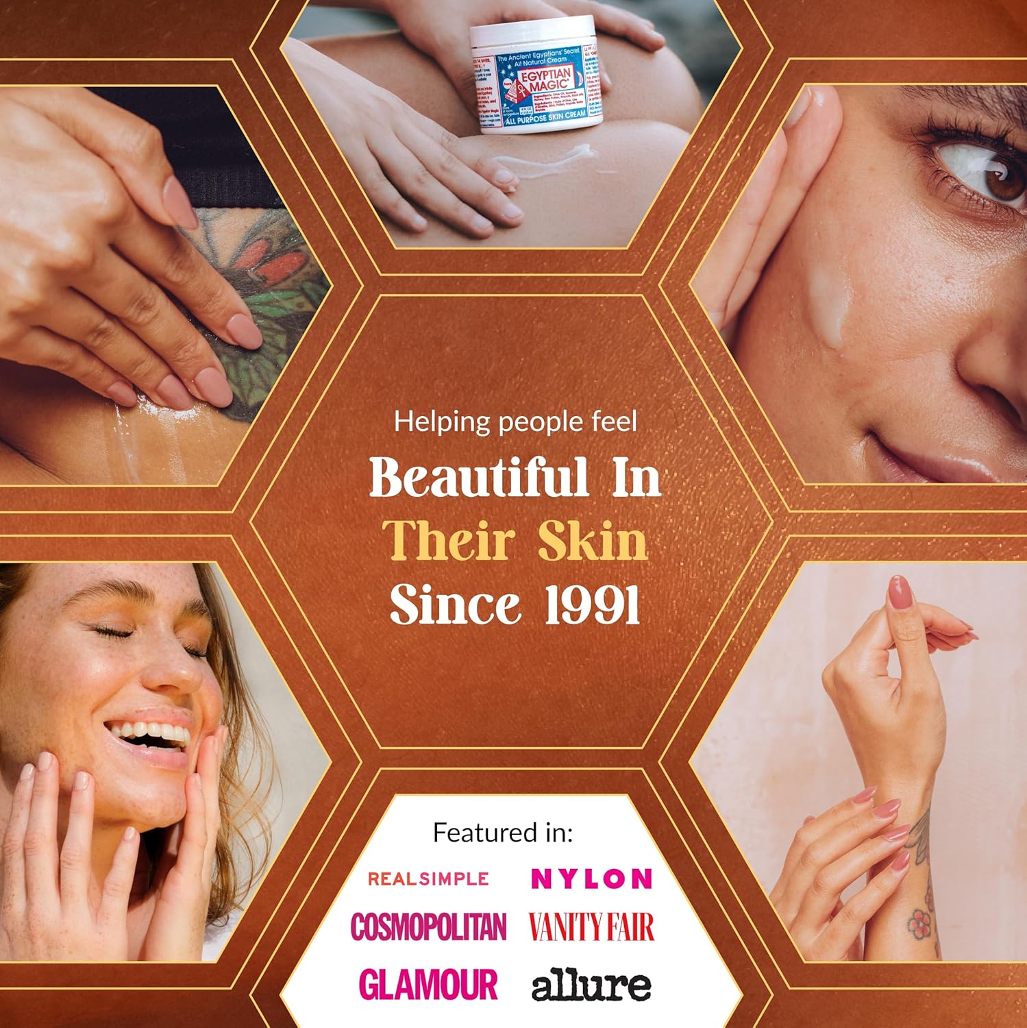 Egyptian Magic - All Purpose Face, Body, and Dry Skin Moisturizing Cream, Skin Protectant for Women & Men, Eczema Care Healing Balm, Scar Treatment, Stretch Marks, and Tattoo Aftercare, 1oz Jar - Image 5