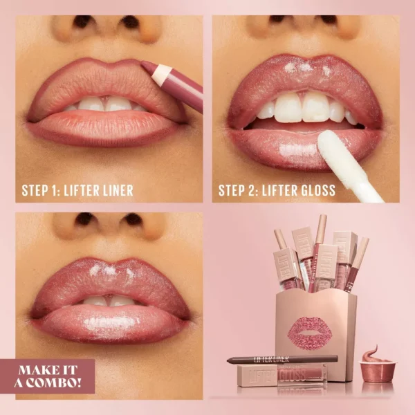 Maybelline Lifter Gloss Plumping Lip Gloss with Hyaluronic Acid - 0.18 fl oz- 11 - BRASS - Image 7