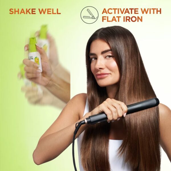 Garnier Fructis Sleek & Shine Sleek & Stay Heat-Activated Hair Serum - 1.7 fl oz - Image 10