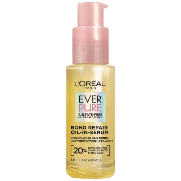 L'Oreal Paris EverPure Bond Repair Hair Oil-in-Serum and Heat Protectant - 1.6 fl oz