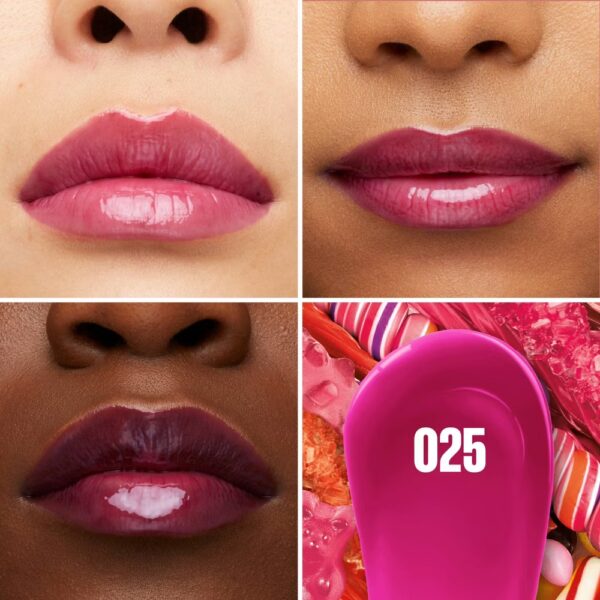 Maybelline Lifter Gloss Plumping Lip Gloss with Hyaluronic Acid - 0.18 fl oz - 025 - TAFFY - Image 3
