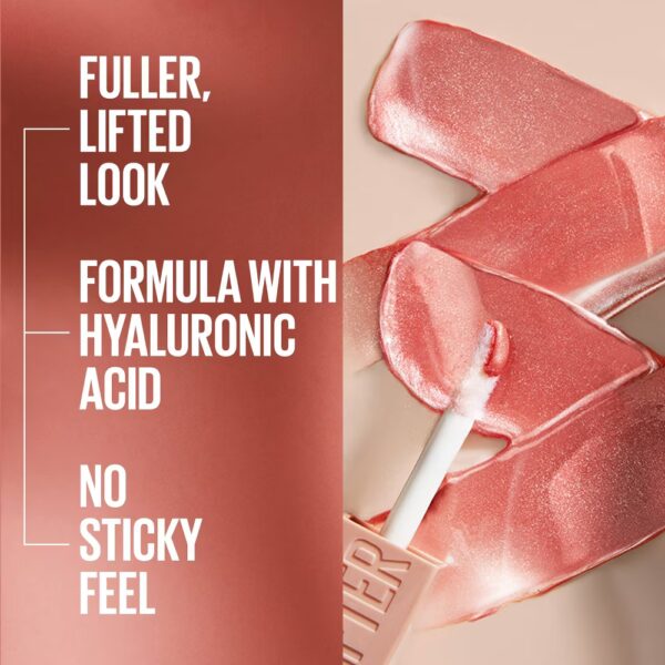 Maybelline Lifter Gloss Plumping Lip Gloss with Hyaluronic Acid - 0.18 fl oz- 11 - BRASS - Image 4