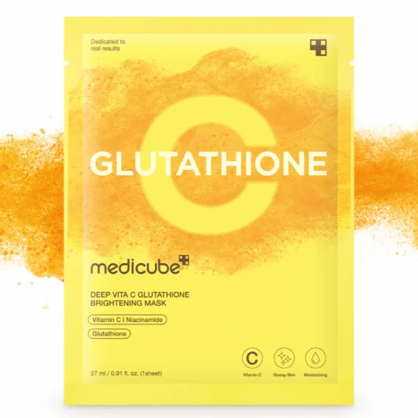 Medicube Deep Vita C Glutathione Brightening Mask - 1 Sheet Mask - Image 2