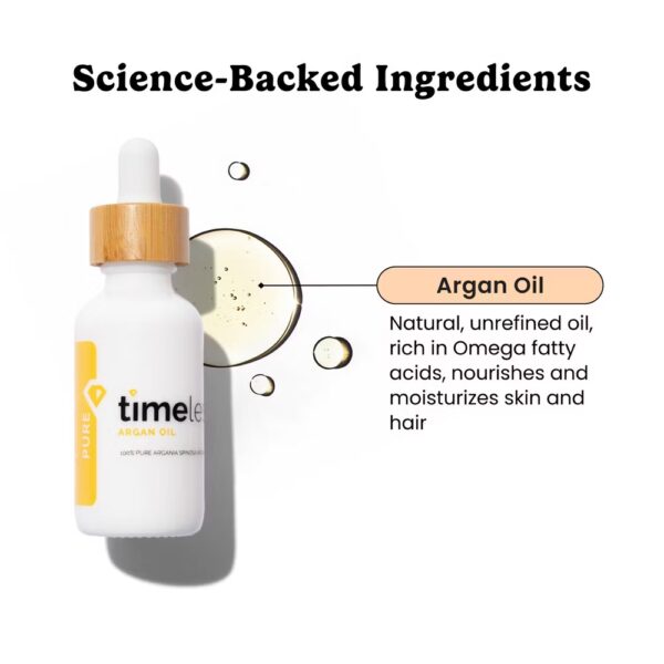 Timeless Skin Care Argan Oil 100% Pure - 1 fl oz - Image 5
