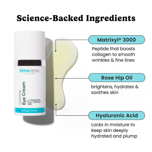 Timeless Skin Care Hydrating Eye Cream - 0.5oz - Image 5