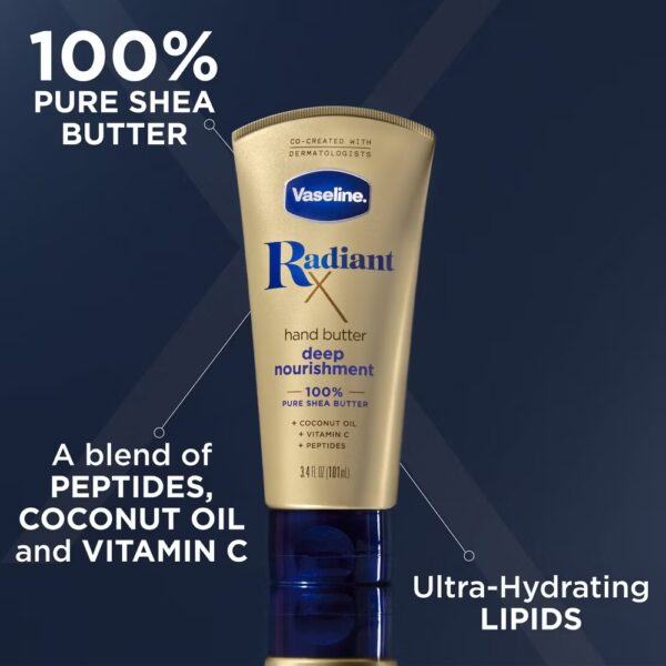 Vaseline Radiant X Deep Nourishment Hand Butter - 3.4oz - Image 5