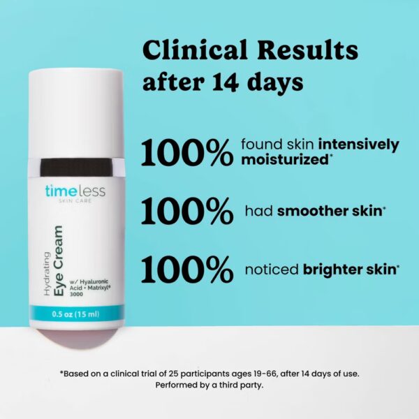 Timeless Skin Care Hydrating Eye Cream - 0.5oz - Image 2