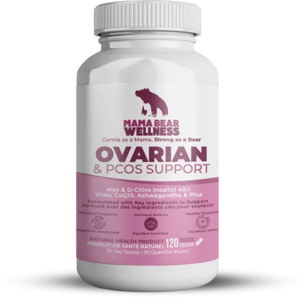 Mama Bear Wellness Ovarian & PCOS Support, 120 Capsules