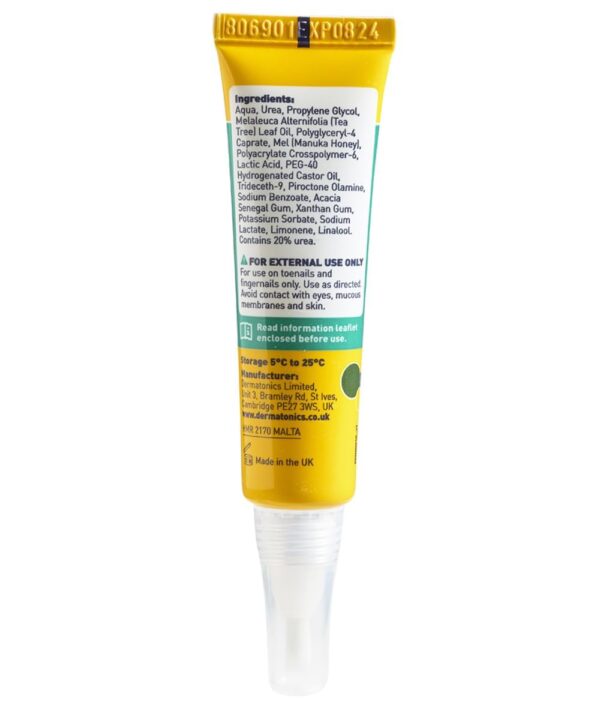 Dermatonics Nail Recovery Gel | Smoothes and Nourishes, Improves the Appearance of Dry and Discolored Nails | With Tea Tree Oil and Manuka Honey | 0.34Oz.  (Online Only) - Image 4