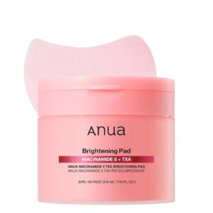 Anua Niacinamide 5 TXA Toner Pads – Hydrating Facial Pad for Even-Looking Skin Tone & Daily Radiance Care, Glow up Under-Eye with Tranexamic Acid, Korean Skin Care (210ml, 60 Pads)