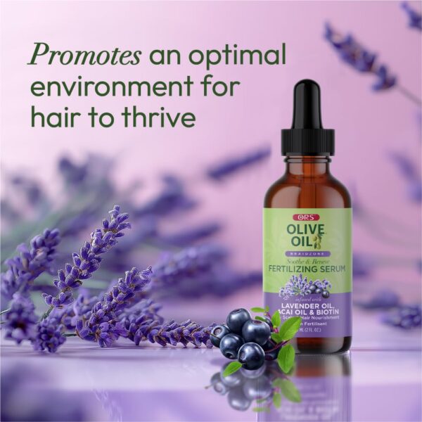 ORS Olive Oil Braidzone Fertilizing Serum with Lavender, Acai & Biotin for Hair & Scalp 2 oz  (Online Only) - Image 6