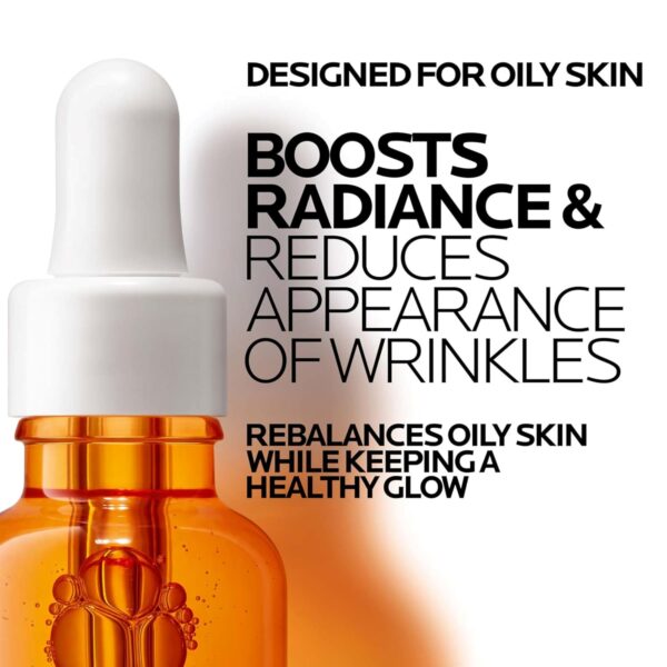 La Roche-Posay Pure 12% Vitamin C Serum For Face With Hyaluronic Acid & Salicylic Acid, Hydrating Face Serum, Boost Radiance & Reduce Wrinkles, **NEW** - Image 4