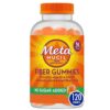 Metamucil Fiber Gummies for Adults, No Sugar Added Orange Flavor, 5g Prebiotic Plant Based Fiber Supplement Blend, 120 Count