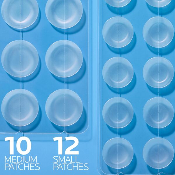 La Roche-Posay Effaclar Multi-Target Blemish Patches, Hydrocolloid Pimple Patches For Face Shields, Targets & Absorbs, Suitable Under Makeup, 22 Patches, 12 Small Size & 10 Medium Size - Image 8
