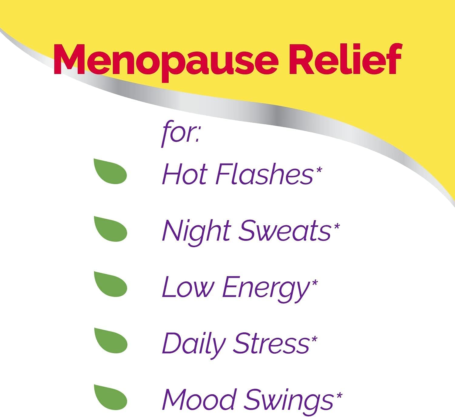 Estroven Stress Relief & Energy Boost for Menopause Relief - 28 Ct. - Clinically Proven Ingredients Provide Stress & Energy Support + Night Sweats & Hot Flash Relief - Drug-Free and Gluten-Free - Image 3