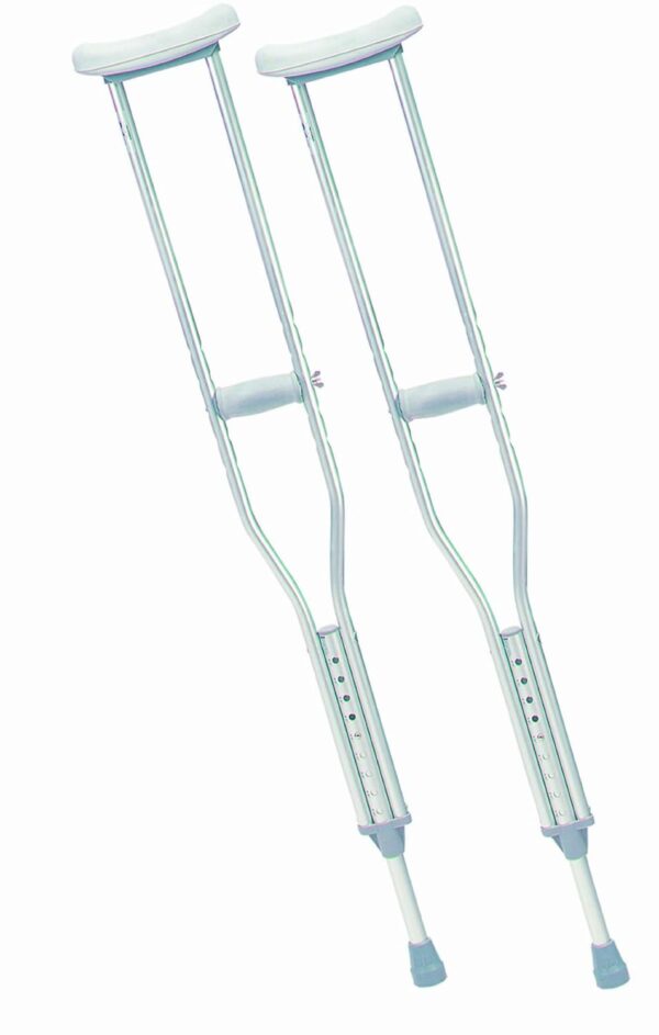 Drive Aluminium Underarm Crutches (Adult),  5'2 - 5'10 - Image 3