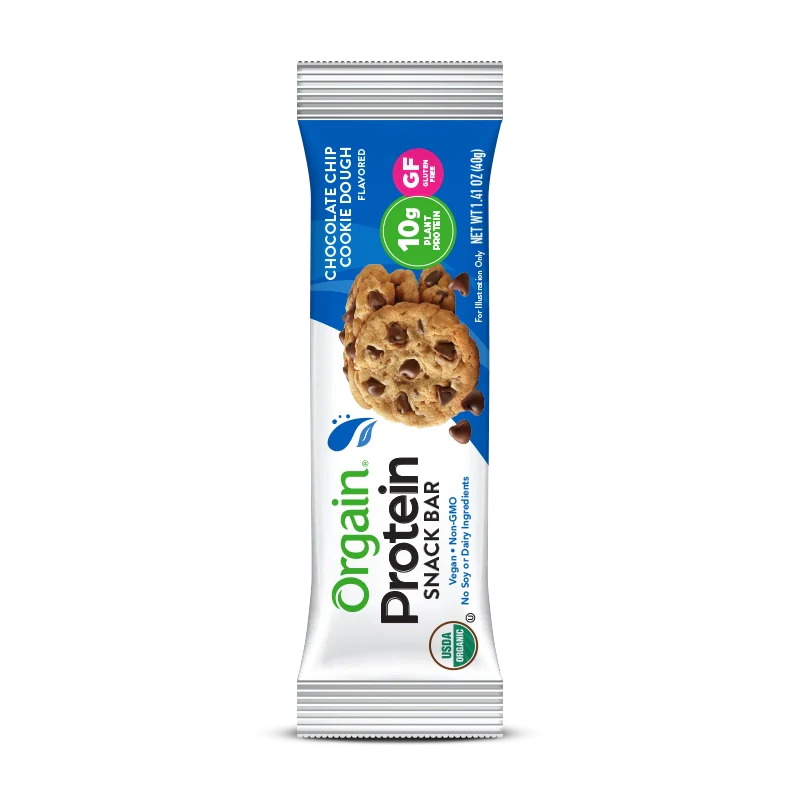 Orgain Organic Protein Bar - Chocolate Chip Cookie Dough