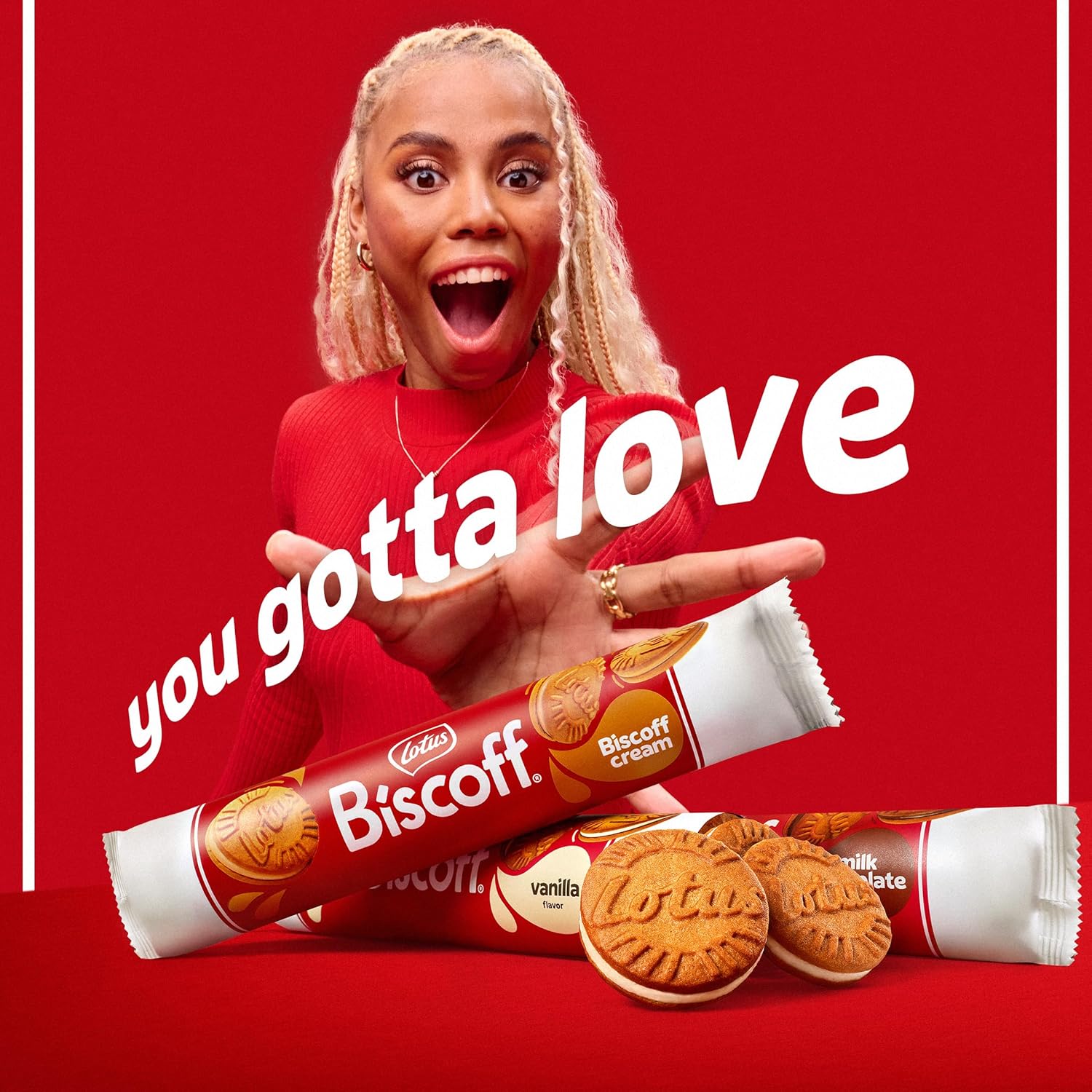 Lotus Biscoff Sandwich Cookie Milk Chocolate Cream, 5.29 Oz - Image 2