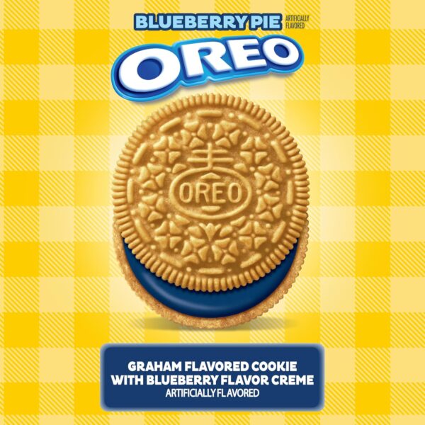 OREO Blueberry Pie Sandwich Cookies, Limited Edition, 10.68 oz  (Online Only) - Image 4