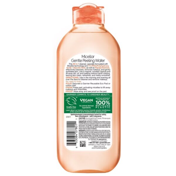 Garnier Gentle Exfoliating Micellar Water with 1% PHA and Glycolic Acid - 13.5 fl oz - Image 4