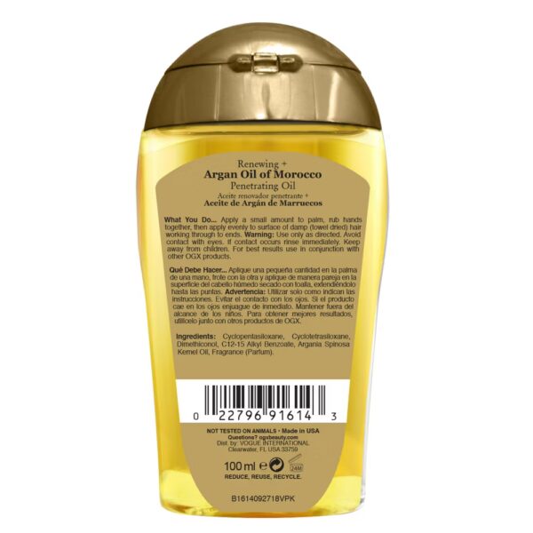 OGX Renewing + Argan Oil of Morocco Penetrating Hair Oil Treatment - 3.3 fl oz - Image 7
