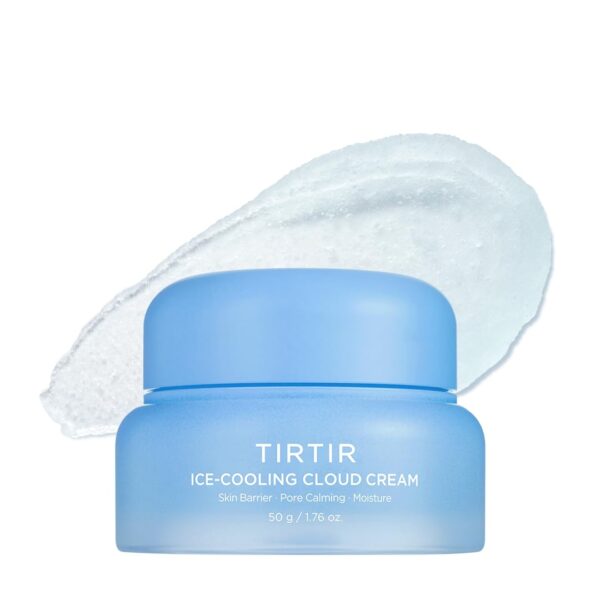 TIRTIR Ice-Cooling Cloud Cream | -4.36°C Instant Cool Down Firming Face Moisturizer for Day and Night Korean Skincare (1.76 Fl Oz)