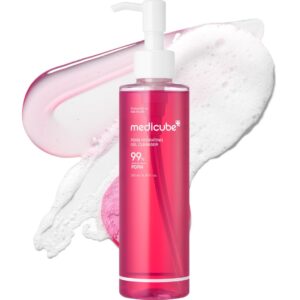 medicube PDRN Jelly to Foam Cleanser | Low pH Hydrating Daily Face Wash for All Skin Types | With PDRN, Collagen & LHA | Gentle Pore Care & Radiant, 200ml