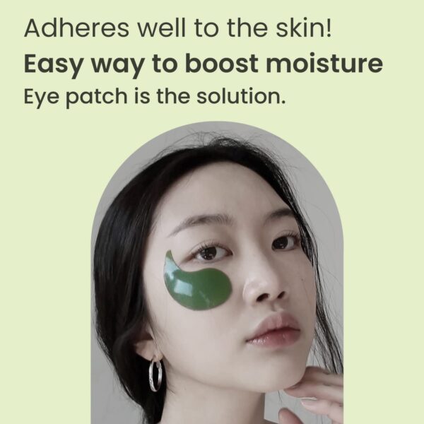 HEIMISH Matcha Biome Hydrogel Eye Patch - Anti Aging Under Eye Patches, Hydrating, Firming, Calming & Soothing Eye Mask with Matcha, Probiotics, for Dark Circles, Puffiness & Wrinkles, 1.4g/60ea - Image 7