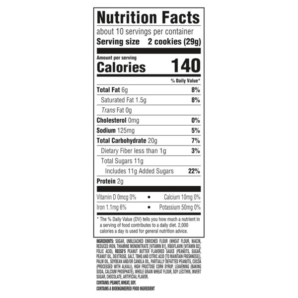 OREO REESE'S Peanut Buttery Creme Chocolate Sandwich Cookies, Limited Edition, 10.81 oz - Image 8