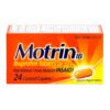 Motrin IB, Ibuprofen 200mg Tablets for Fever, Muscle Aches, Headache & Back Pain Relief, 24 Ct
