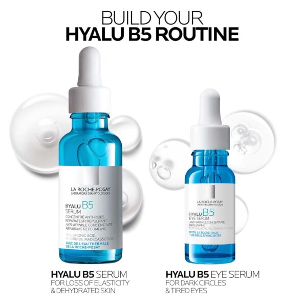 La Roche-Posay Hyalu B5 Eye Serum with Hyaluronic Acid & Caffeine for Dark Circles, Hydrating Serum for Dark Circles and Wrinkles with Roller Ball Applicator, Replumps Under Eye, Fragrance Free - Image 10
