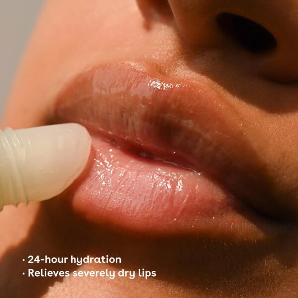 eos The Hero Lip Repair, Extra Dry Lip Treatment, 24HR Moisture, Overnight Lip Treatment, Natural Strawberry Extract, 0.35 fl oz - Image 3