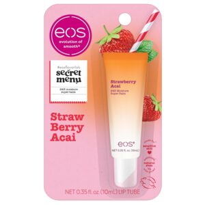 eos 24H Moisture Super Balm - Strawberry Acai, Lip mask, Moisturizing, Lip Treatment, Limited-Edition Skincare, 0.35 fl oz