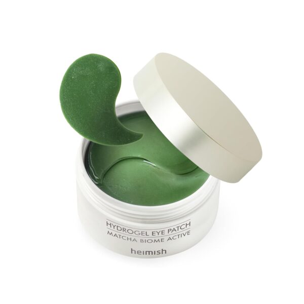 HEIMISH Matcha Biome Hydrogel Eye Patch - Anti Aging Under Eye Patches, Hydrating, Firming, Calming & Soothing Eye Mask with Matcha, Probiotics, for Dark Circles, Puffiness & Wrinkles, 1.4g/60ea - Image 2