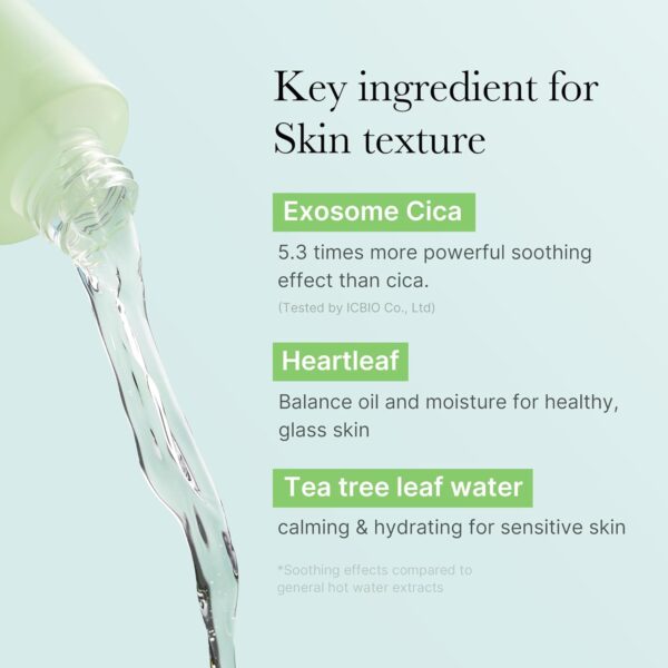 Medicube Exosome Cica Toner | Daily Soothing Toner With Exosome Cica, Heartleaf, Tea Tree, 12 Kinds of Cica | Low Irritation, Sebum care Korean Skin Care, for Stressed Skin (210ml / 7.10 fl.oz.) - Image 4