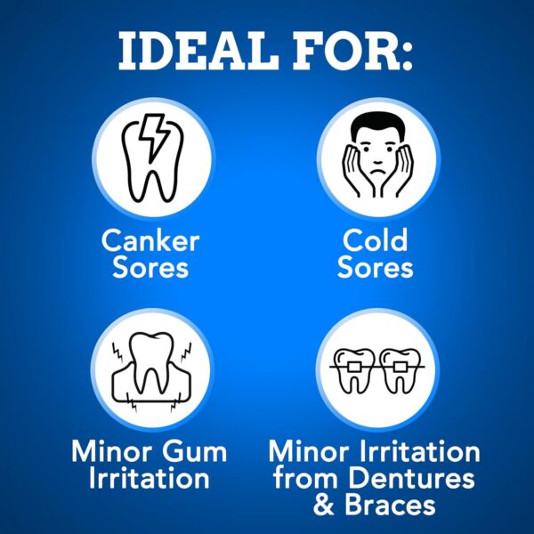 Orajel 3X for Mouth Sores: Maximum Strength Gel Tube 0.42oz- From #1 Oral Pain Relief Brand - Image 7