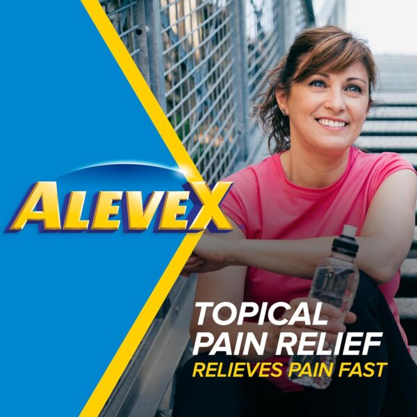 AleveX Pain Relieving Spray, Fast Acting & Fast Drying for Targeted Pain Relief, 3.2 oz Spray - Image 4