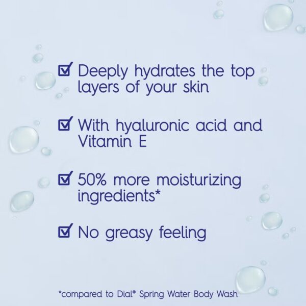 Dial Healthy Hydration Body Wash, Hyaluronic Acid - 16 fl oz - Image 4